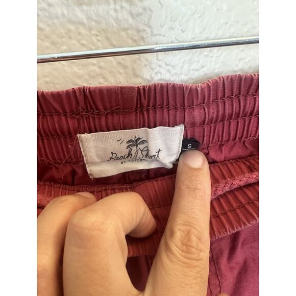 Beach Short By Cotton On -Shorts Men's Casual Red Faded Drawstring Size Small - Picture 4 of 7